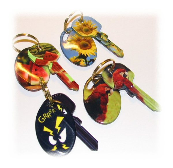 Modni barvni ključi titan izdelava ključev vahtar
